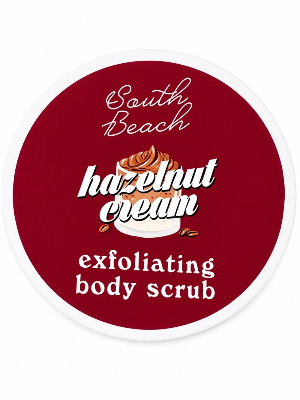 South Beach Hazelnut Cream Exfoliating Body Scrub